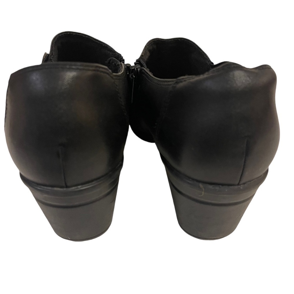 Women’s CLARKS Collection Emslie Black Leather Shoes Heels - Picture 10 of 11